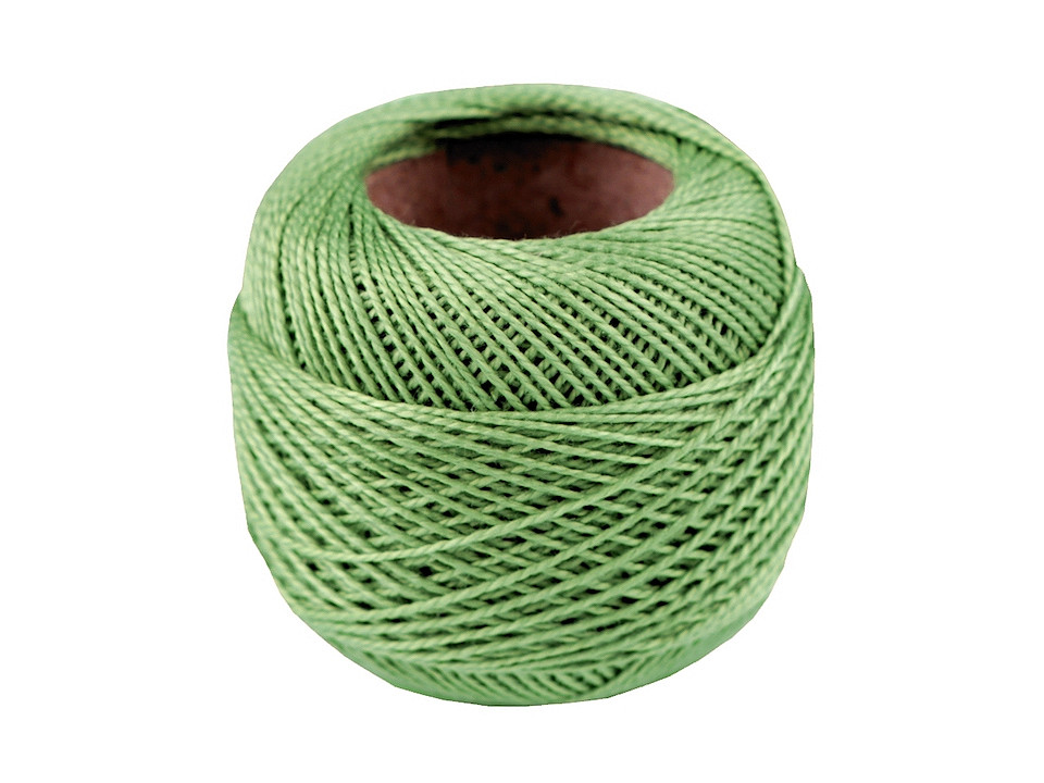 Aţă pentru brodat cotton perle nitarna cehia - Bright limegreen (10 Bucăți) Aţă pentru brodat cotton perle nitarna cehia - Bright limegreen (10 Bucăți)