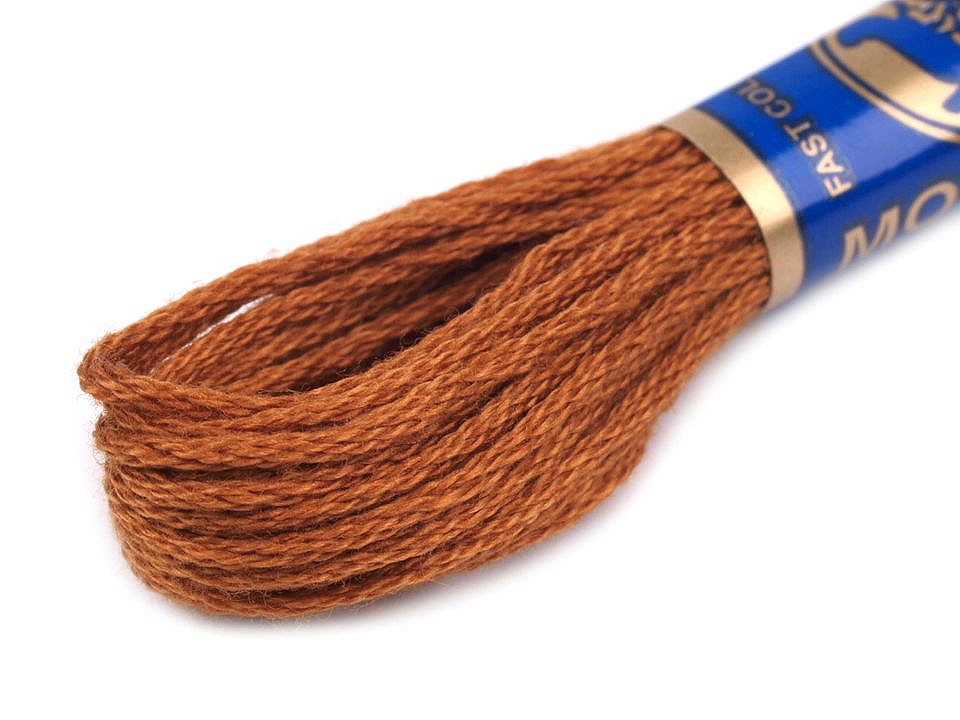 Aţă pentru brodat mouline nitarna cehia, 24 jurubițe / cutie - Hunter green (24 Bucăți)