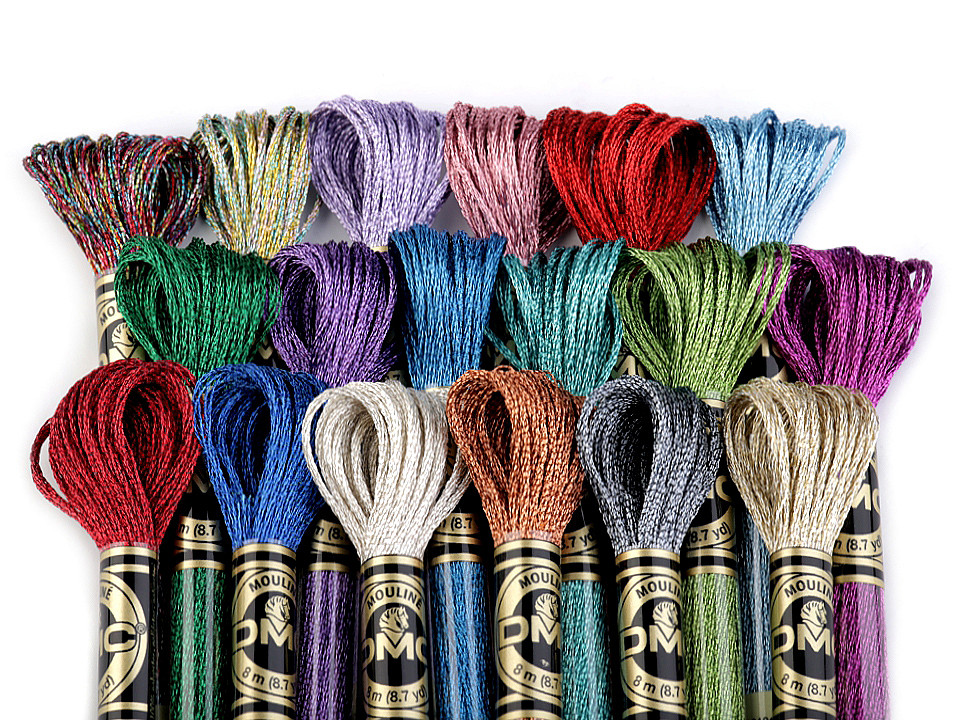 Aţă de brodat dmc mouline, efect lucios - Dewberry (1 Bucată)