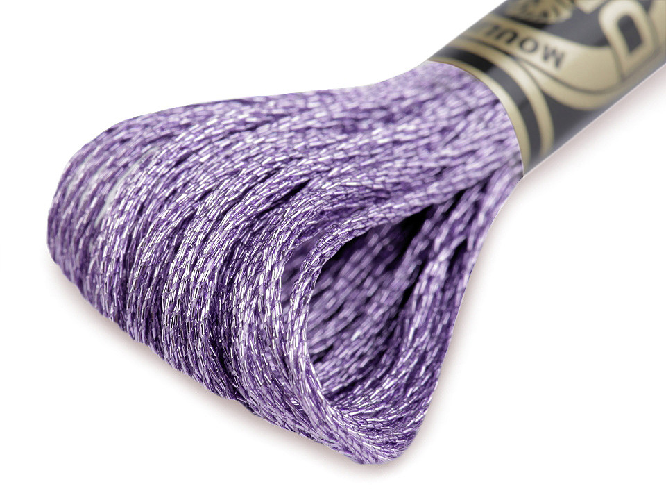 Aţă de brodat dmc mouline, efect lucios - Dewberry (1 Bucată)