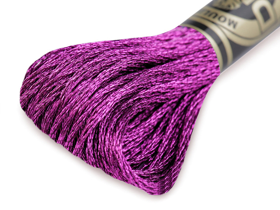 Aţă de brodat dmc mouline, efect lucios - Dewberry (1 Bucată)