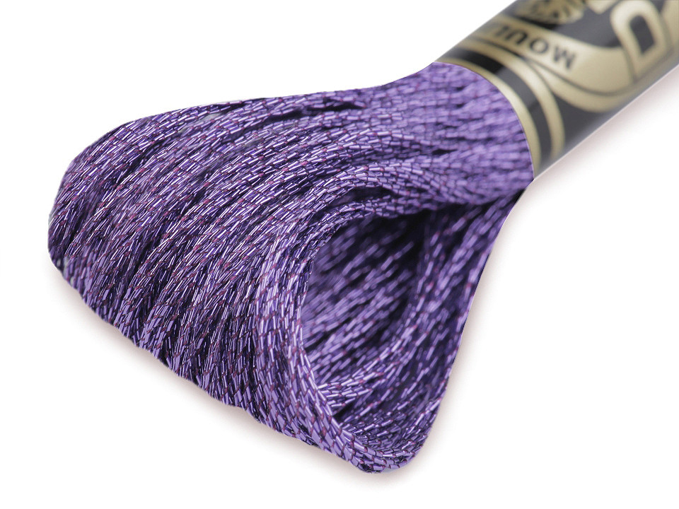 Aţă de brodat dmc mouline, efect lucios - Dewberry (1 Bucată)