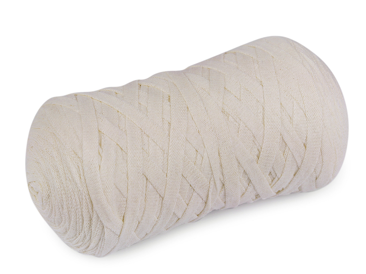 Bandă de tricotat spaghetti, 250 g - Alb (4 Bucăți) Bandă de tricotat spaghetti, 250 g - Alb (4 Bucăți)