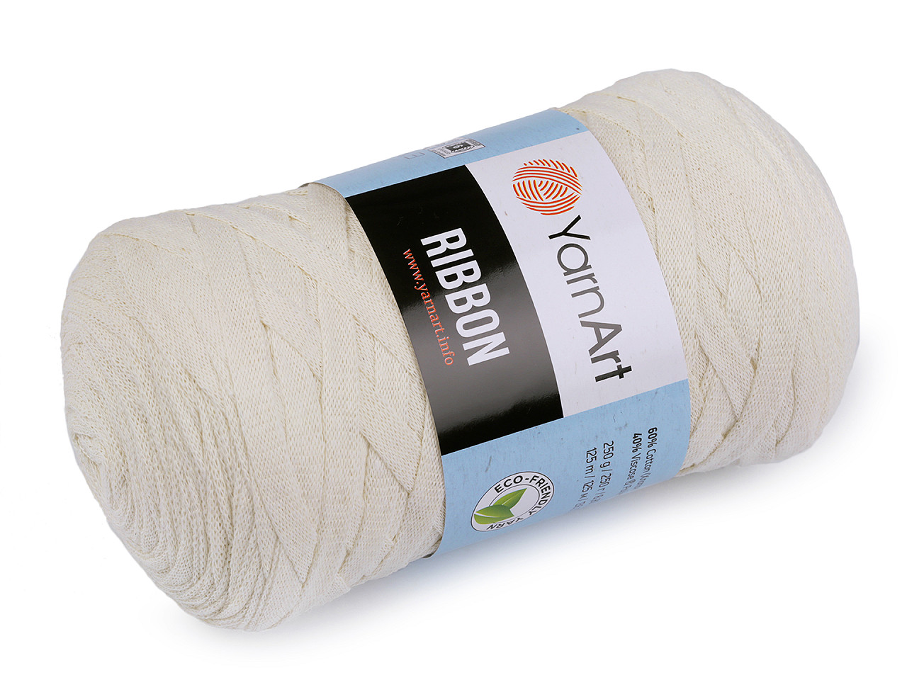 Bandă de tricotat spaghetti, 250 g - Alb (4 Bucăți) Bandă de tricotat spaghetti, 250 g - Alb (4 Bucăți)