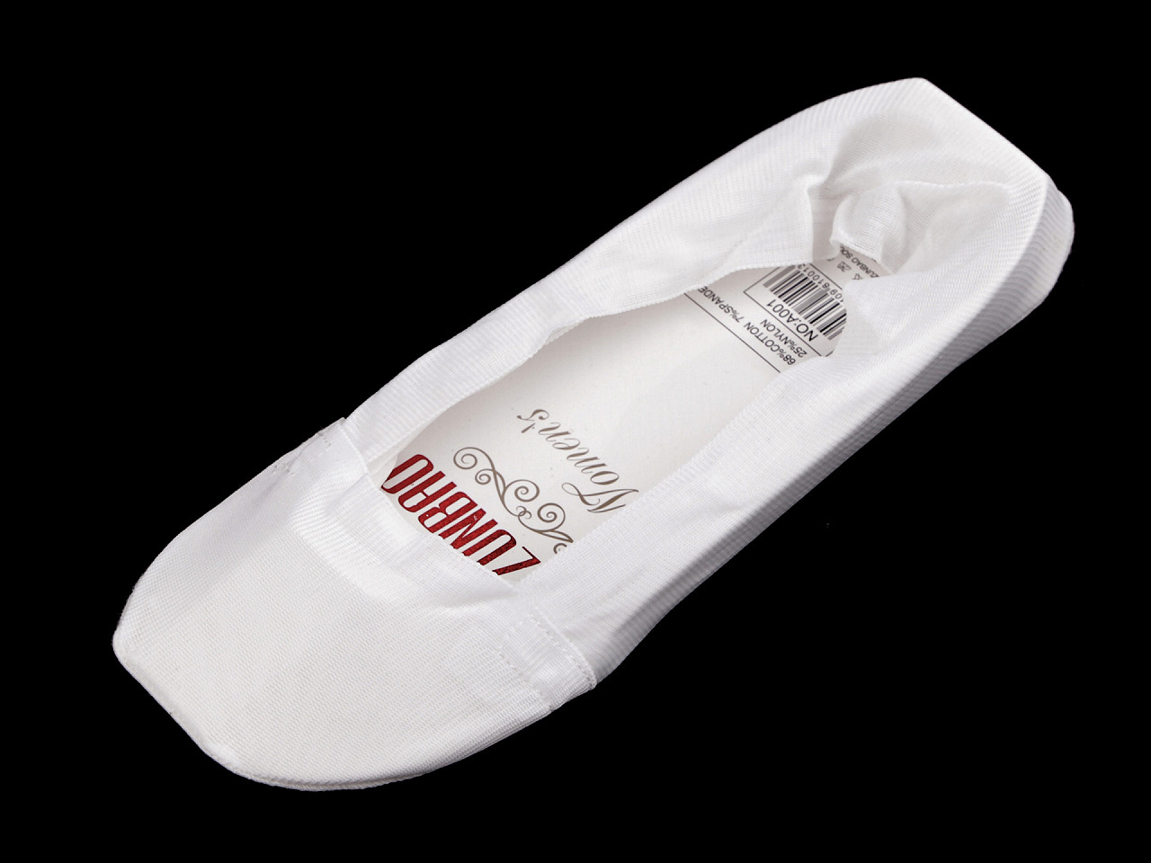 Talpici din bumbac cu bandă de silicon antialunecare - Negru (4 Perechi) Talpici din bumbac cu bandă de silicon antialunecare - Negru (4 Perechi)