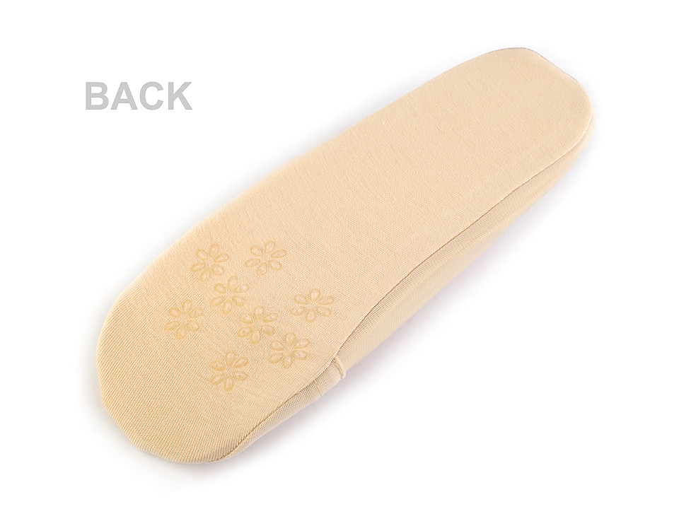 Talpici din bumbac cu bandă de silicon antialunecare - Negru (4 Perechi) Talpici din bumbac cu bandă de silicon antialunecare - Negru (4 Perechi)