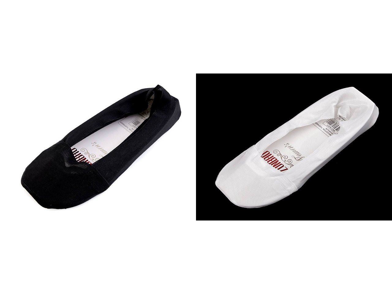 Talpici din bumbac cu bandă de silicon antialunecare - Negru (4 Perechi) Talpici din bumbac cu bandă de silicon antialunecare - Negru (4 Perechi)