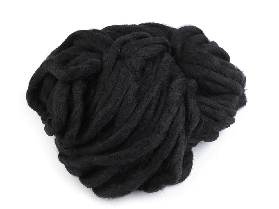 Fir de tricotat gros, cca 250 g - Alb lăptos (1 Bucată)