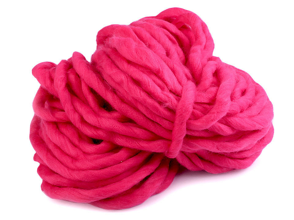 Fir de tricotat gros, cca 250 g - Alb lăptos (1 Bucată)