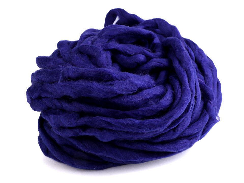 Fir de tricotat gros, cca 250 g - Alb lăptos (1 Bucată)