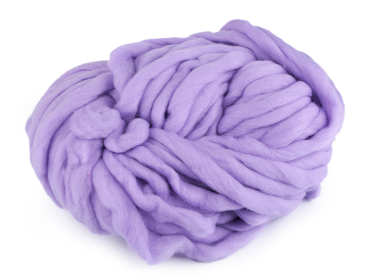 Fir de tricotat gros, cca 250 g - Alb lăptos (1 Bucată)