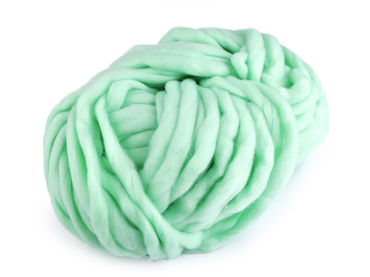 Fir de tricotat gros, cca 250 g - Alb lăptos (1 Bucată)