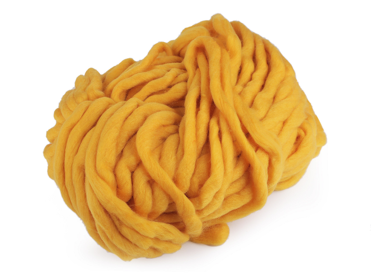 Fir de tricotat gros, cca 250 g - Alb lăptos (1 Bucată)