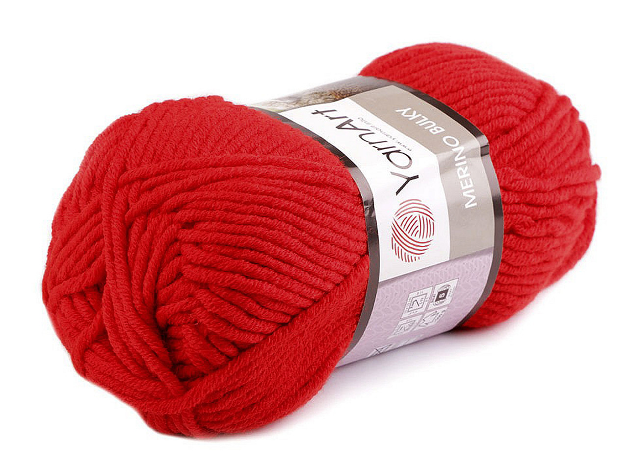 Fir de tricotat merino bulky, 100 g - Gri hematit (1 Bucată)