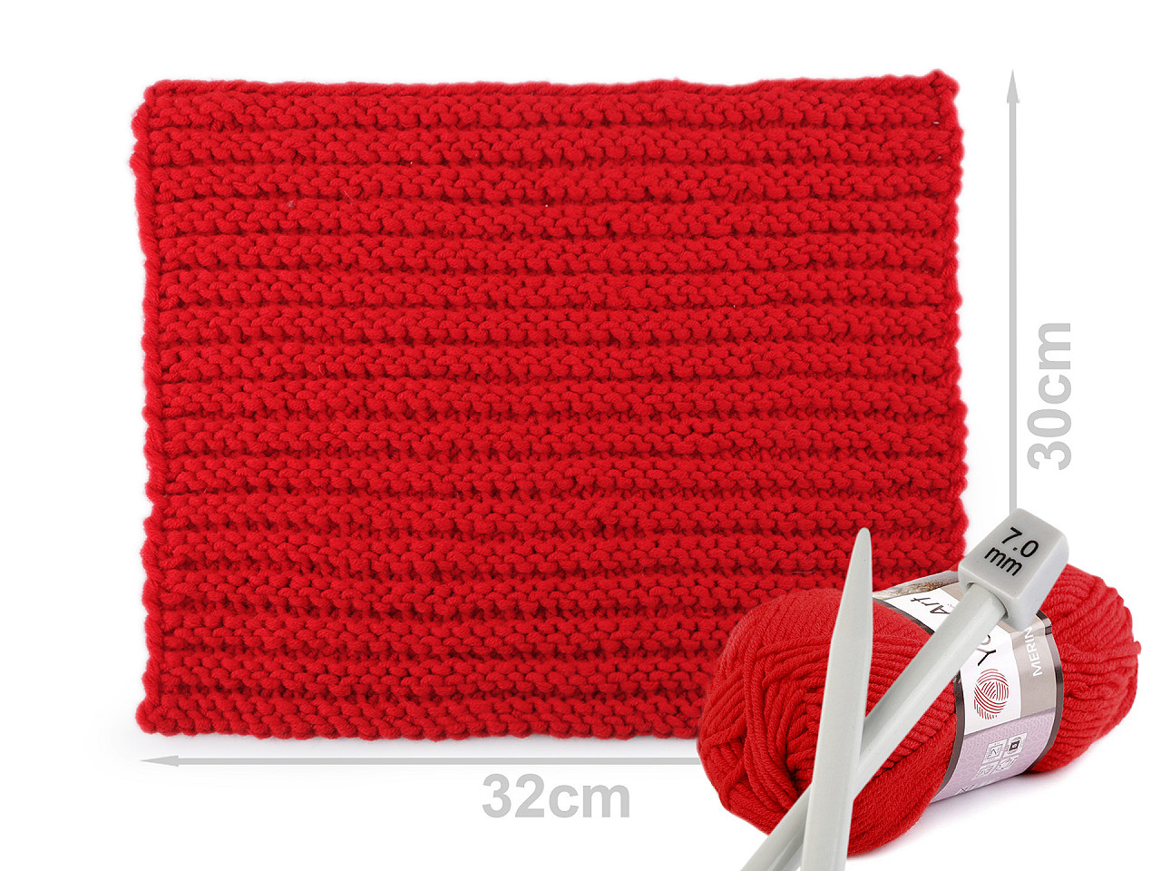 Fir de tricotat merino bulky, 100 g - Gri hematit (1 Bucată)