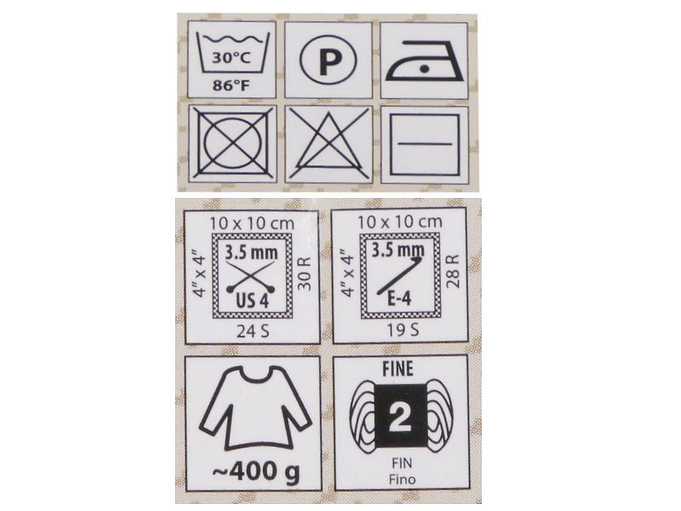 Fir de tricotat gina / jeans, 50 g - Negru (1 Bucată)