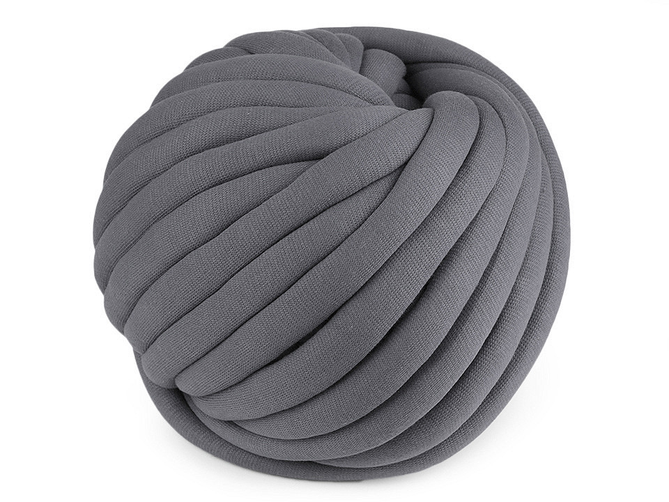 Fir tubular cu umplutură marshmallow, 750 g - Gri neutral (1 Metru)