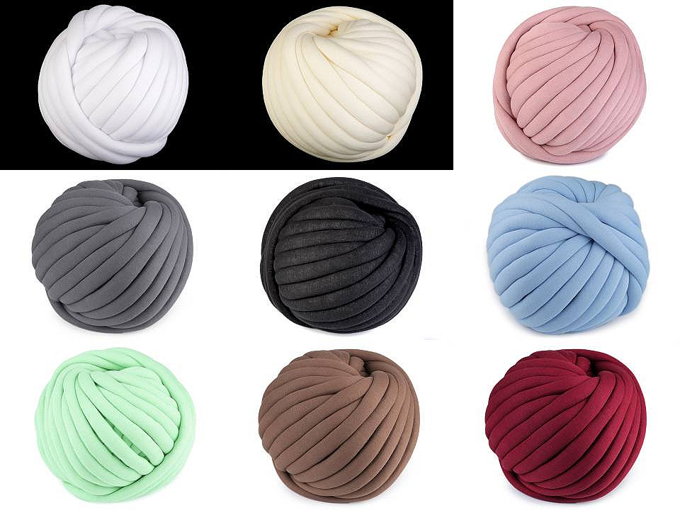 Fir tubular cu umplutură marshmallow, 750 g - Gri neutral (1 Metru)