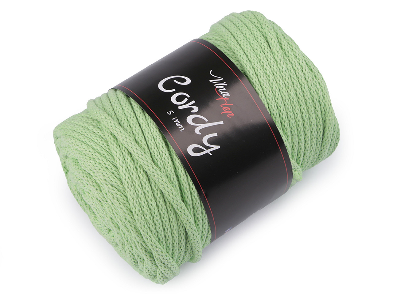 Fir tricotat / șnur macrame, 100 m - Alb natural (1 Bucată)