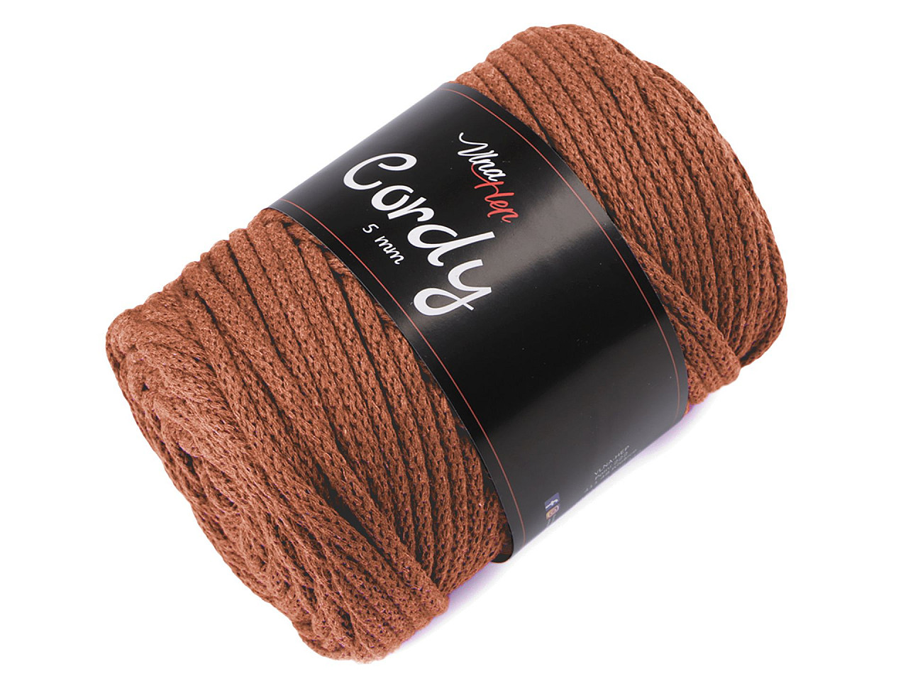 Fir tricotat / șnur macrame, 100 m - Alb natural (1 Bucată)