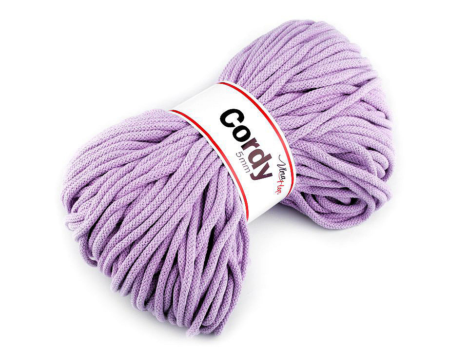 Fir tricotat / șnur macrame, 100 m - Alb natural (1 Bucată)