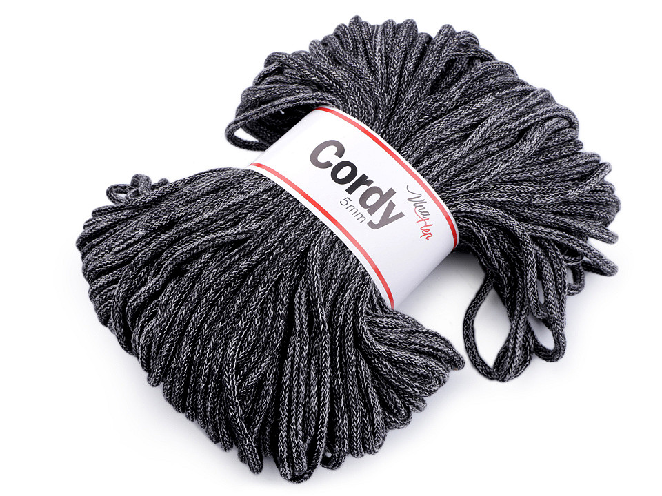 Fir tricotat / șnur macrame, 100 m - Alb natural (1 Bucată)