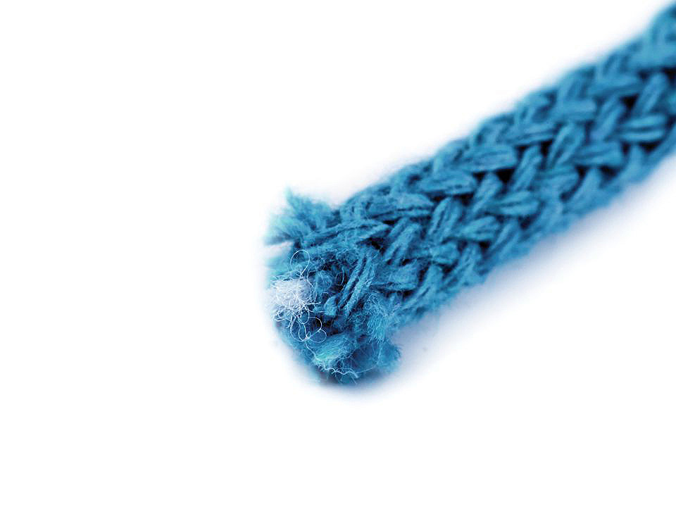 Fir tricotat / șnur macrame, 100 m - Alb natural (1 Bucată)