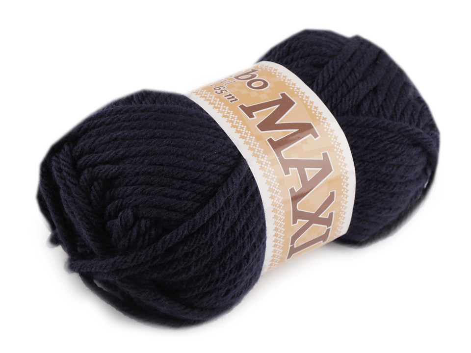 Fir de tricotat jumbo maxi, 100 g - Vișiniu fuchsia (1 Bucată)