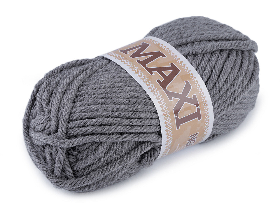 Fir de tricotat jumbo maxi, 100 g - Vișiniu fuchsia (1 Bucată)