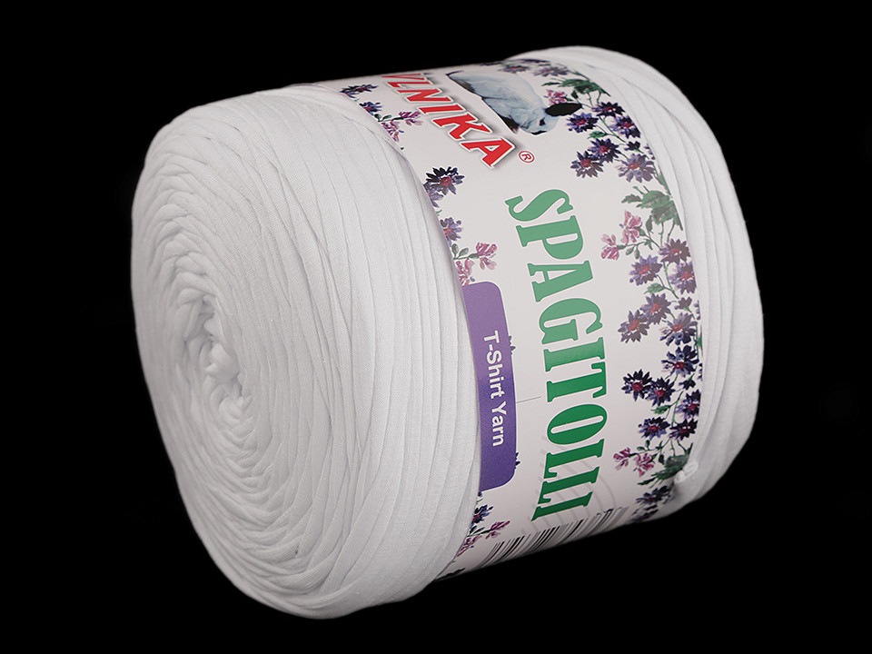 Bandă de tricotat spaghetti, 550-700 g - Crem deschis (1 Bucată) Bandă de tricotat spaghetti, 550-700 g - Crem deschis (1 Bucată)