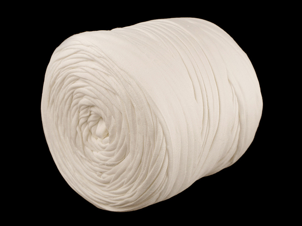 Bandă de tricotat spaghetti, 550-700 g - Crem deschis (1 Bucată) Bandă de tricotat spaghetti, 550-700 g - Crem deschis (1 Bucată)