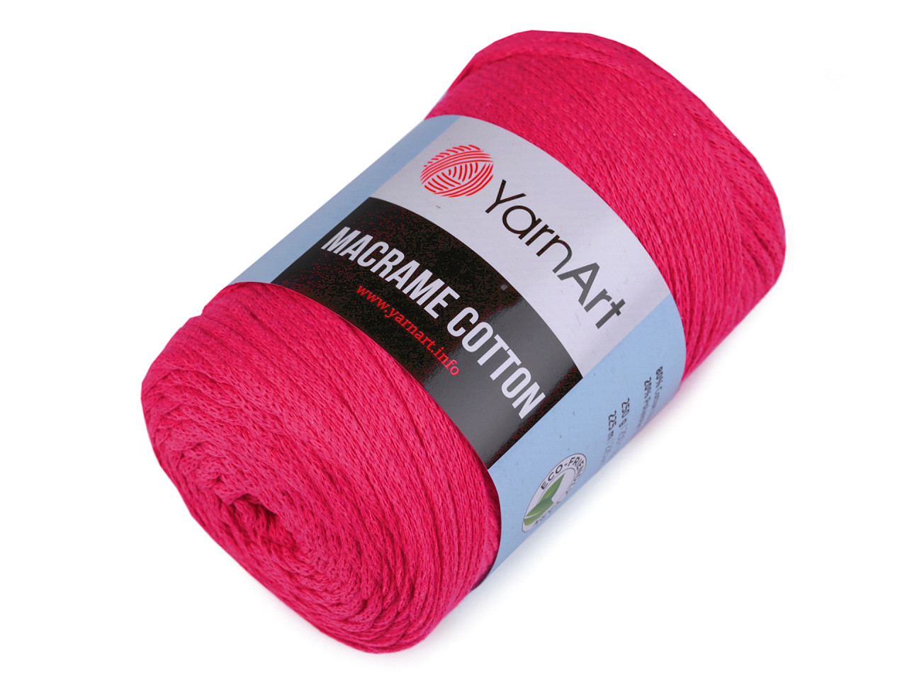 Fir de tricotat macrame cotton, 250 g - Albastru închis (1 Bucată)
