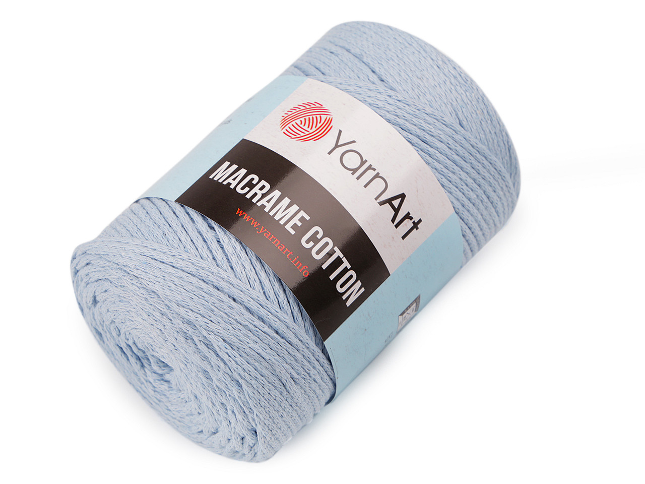 Fir de tricotat macrame cotton, 250 g - Albastru închis (1 Bucată)