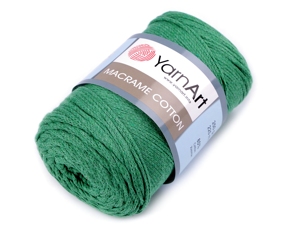 Fir de tricotat macrame cotton, 250 g - Albastru închis (1 Bucată)