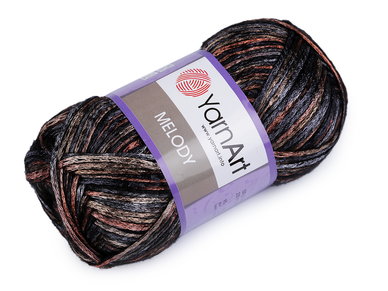 Fir de tricotat  melody, 100 g - Roșu închis (1 Bucată)