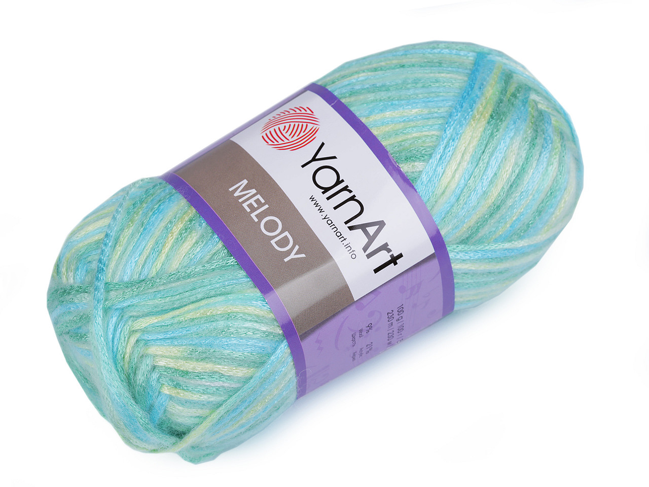 Fir de tricotat  melody, 100 g - Roșu închis (1 Bucată)