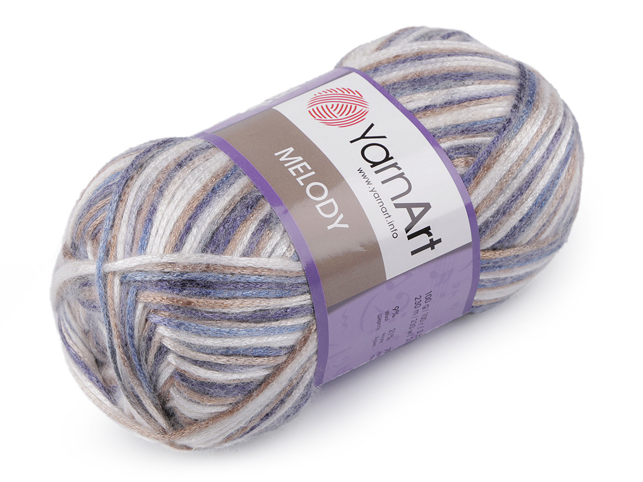 Fir de tricotat  melody, 100 g - Roșu închis (1 Bucată)