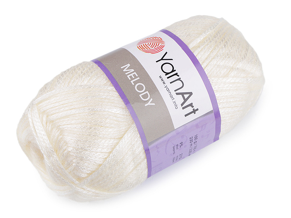 Fir de tricotat  melody, 100 g - Roșu închis (1 Bucată)