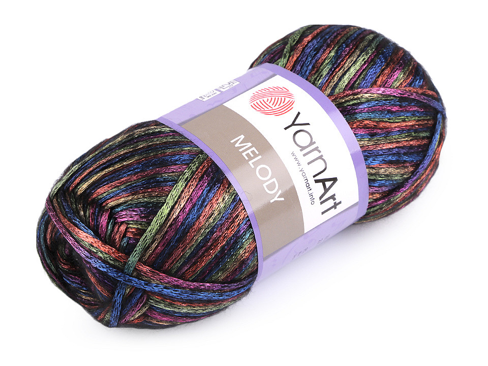 Fir de tricotat  melody, 100 g - Roșu închis (1 Bucată)