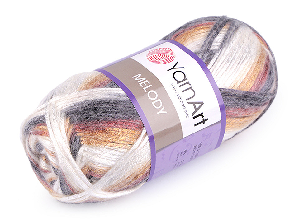 Fir de tricotat  melody, 100 g - Roșu închis (1 Bucată)