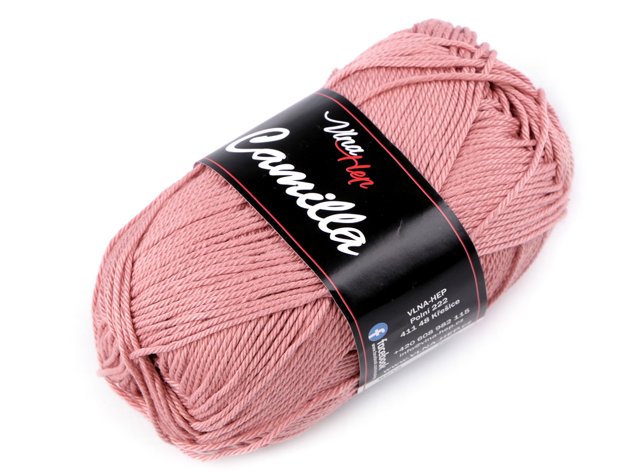 Fir de tricotat camilla, 50 g - Roșu (1 Bucată)