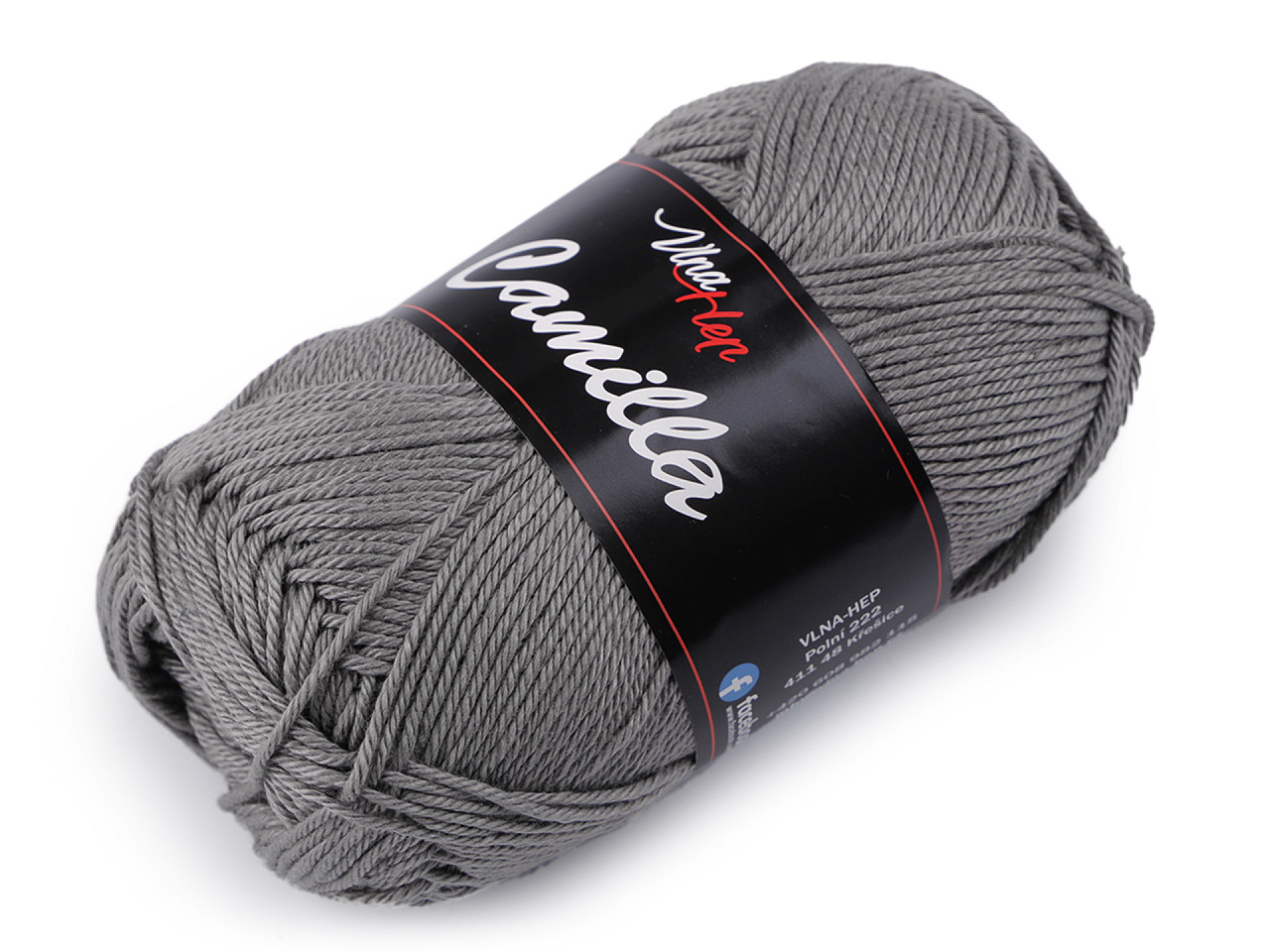 Fir de tricotat camilla, 50 g - Roșu (1 Bucată)