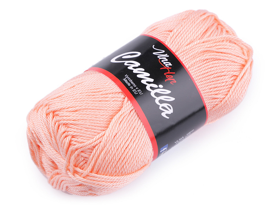 Fir de tricotat camilla, 50 g - Roșu (1 Bucată)