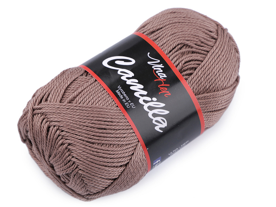 Fir de tricotat camilla, 50 g - Roșu (1 Bucată)