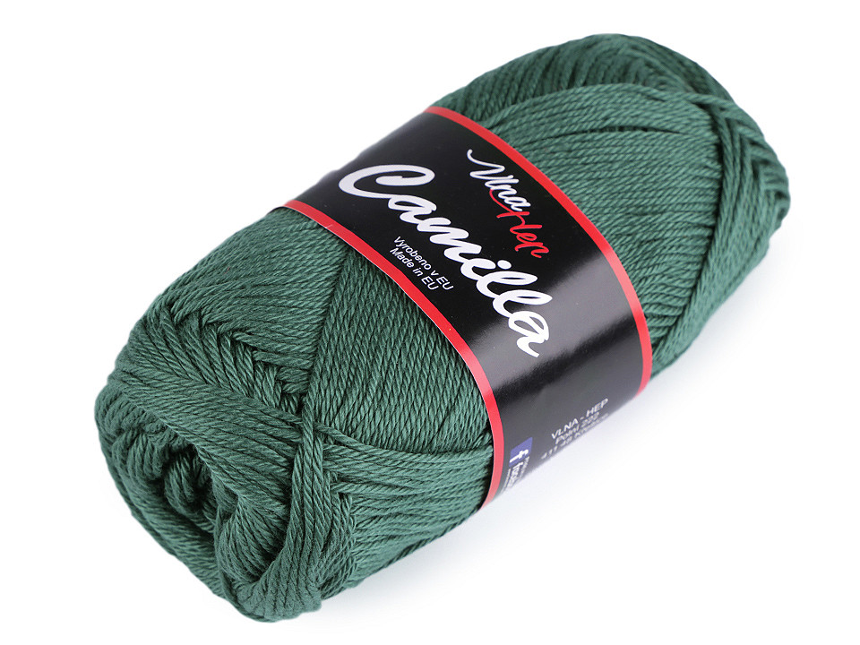 Fir de tricotat camilla, 50 g - Roșu (1 Bucată)