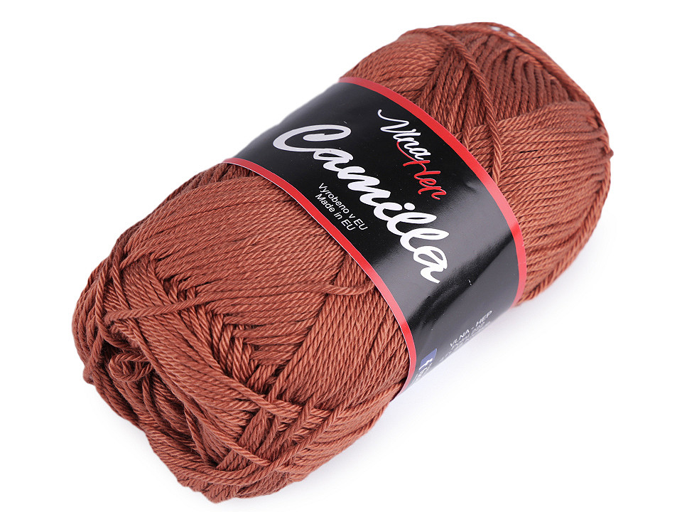 Fir de tricotat camilla, 50 g - Roșu (1 Bucată)