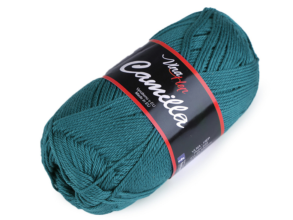 Fir de tricotat camilla, 50 g - Roșu (1 Bucată)