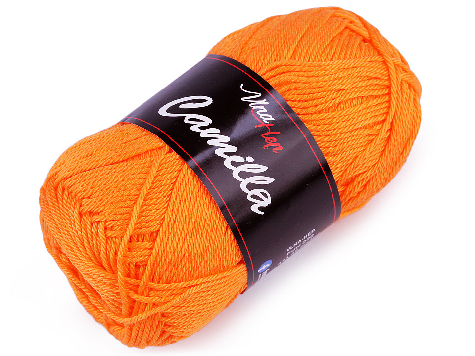 Fir de tricotat camilla, 50 g - Roșu (1 Bucată)