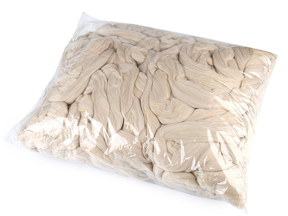 Fir de tricotat extra gros degrade, 1 kg - Bej deschis (1 Bucată) Fir de tricotat extra gros degrade, 1 kg - Bej deschis (1 Bucată)