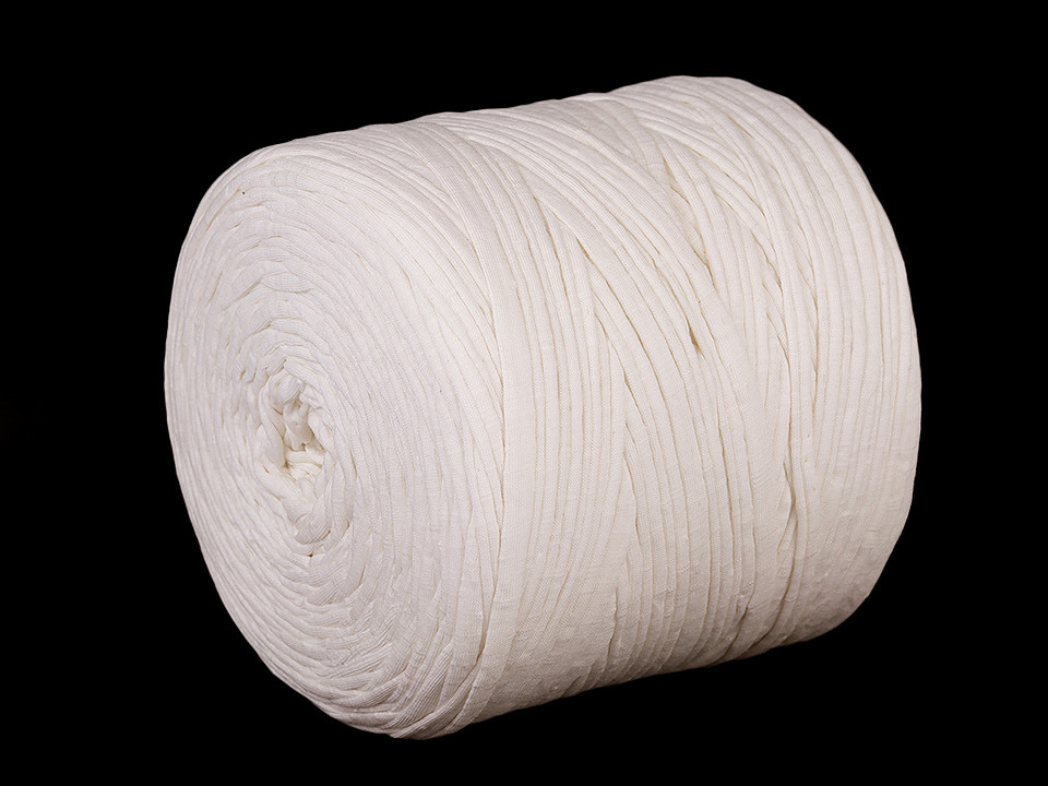 Bandă de tricotat spaghetti, 700 g - Gri foarte deschis (1 Bucată)